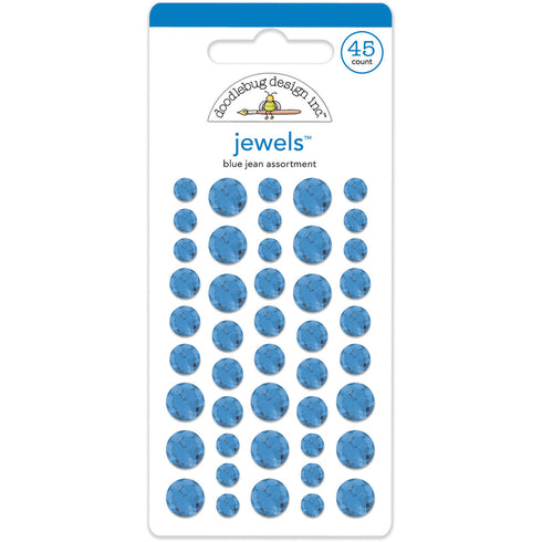 BLUE JEAN ADHESIVE JEWELS